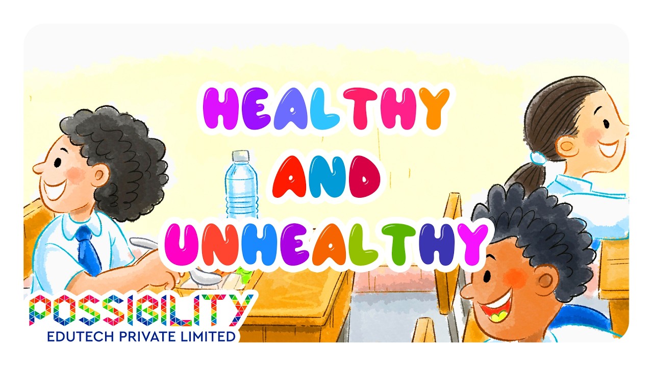 Здоровая и вредная еда для детей | Стихотворение о еде | Песенка о здоровых привычках | Possibili...