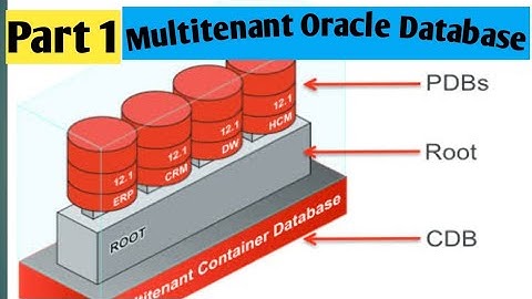 Multitenant Oracle database Architecture