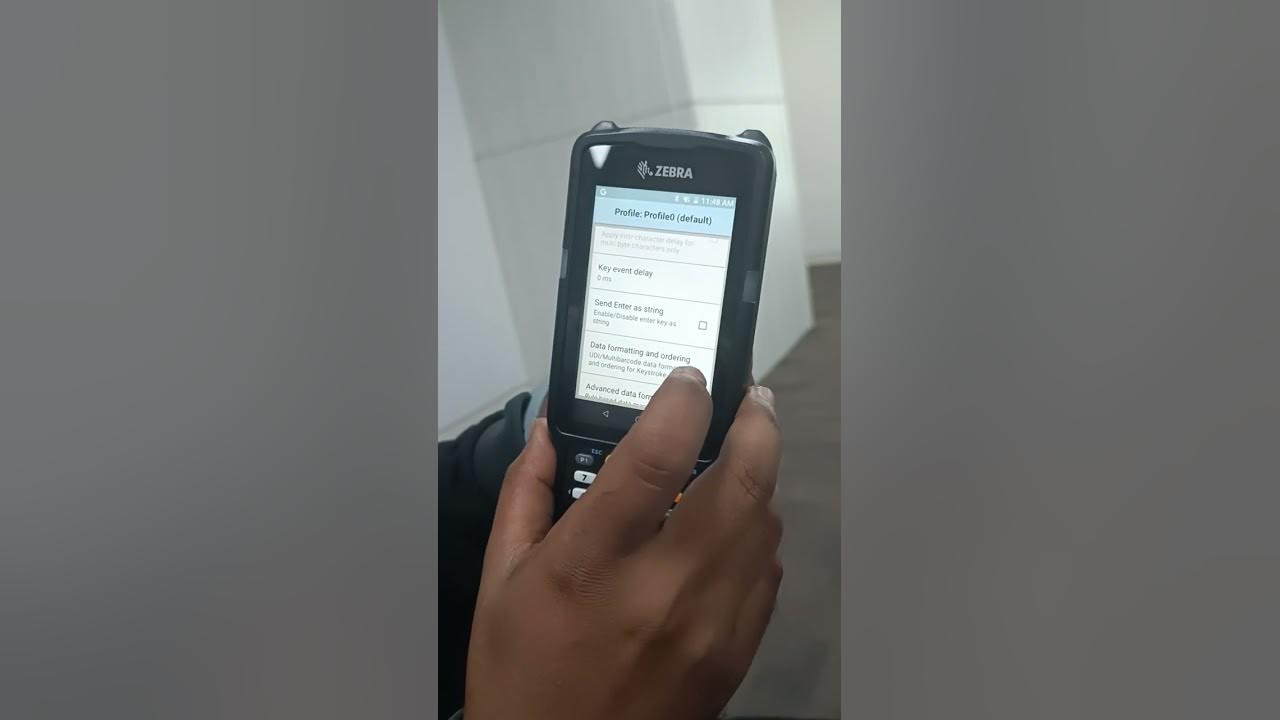SAP RF Device Auto Enter functionality with configuration on Zebra