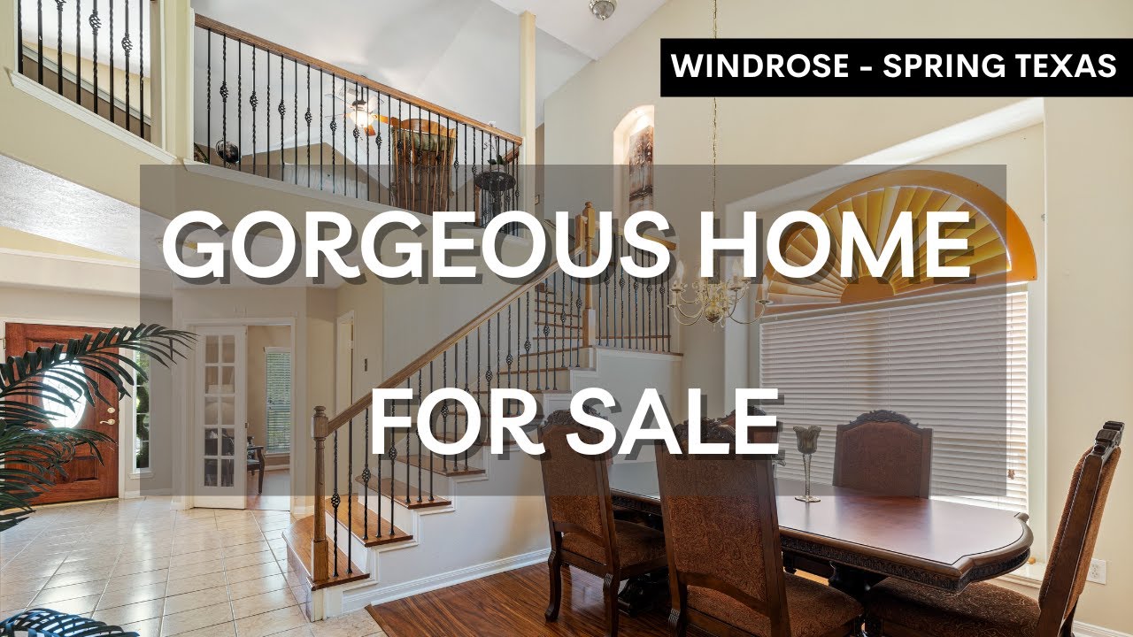 Home For Sale Spring Texas Windrose YouTube