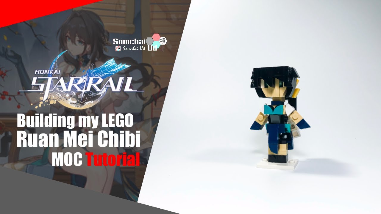 LEGO Honkai: Star Rail Ruan Mei Chibi MOC Tutorial | Somchai Ud - YouTube