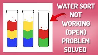 How To Solve Water Sort(Color Puzzle Game) App Not Working/Not Open Problem|| Rsha26 Solutions screenshot 5