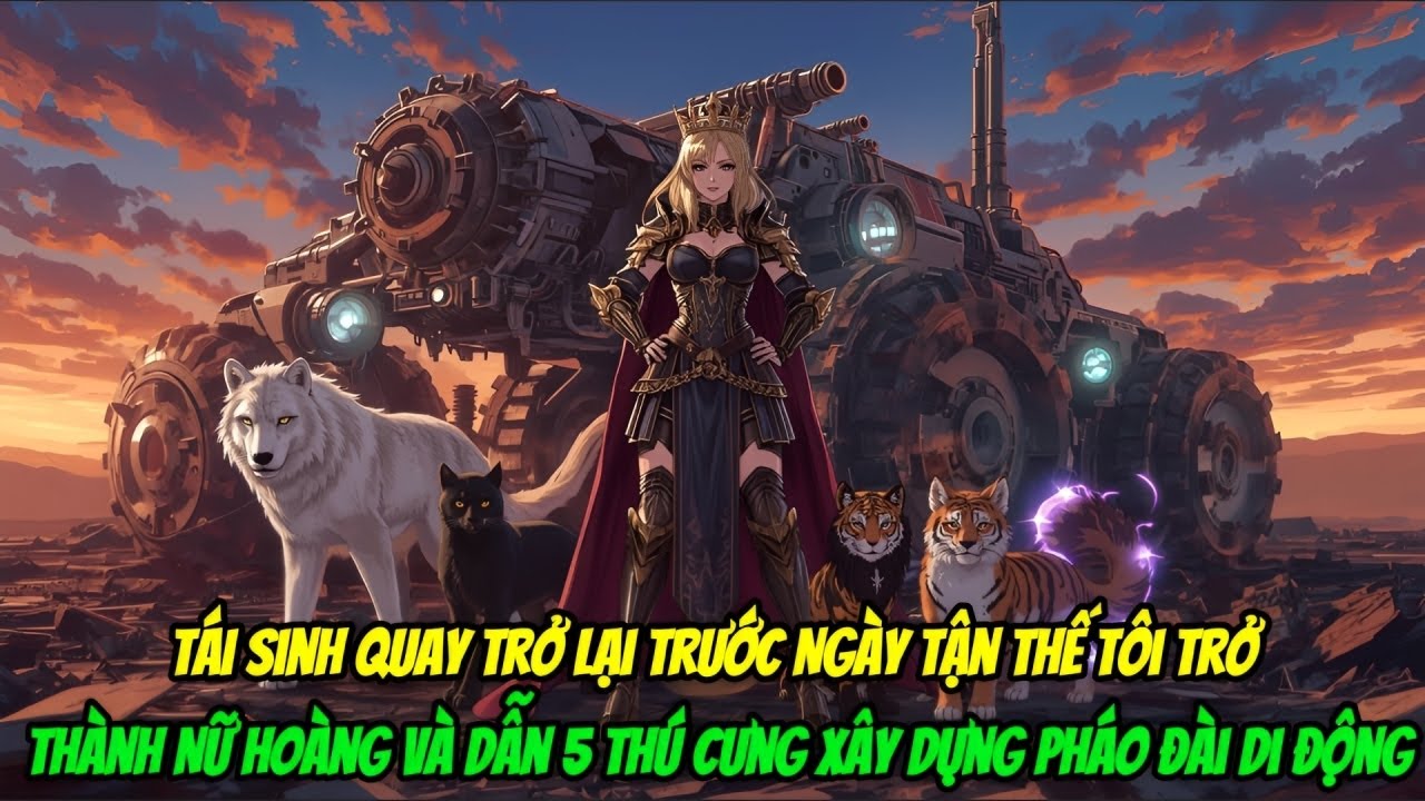 Tái Sinh Quay Trở Lại Trước Ngày Tận Thế Tôi Trở Thành Nữ Hoàng Và Dẫn 5 Thú Cưng Xây Dựng Pháo Đài