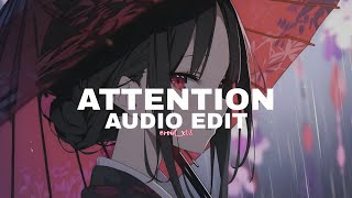 Attention - Charlie Puth Audio Edit