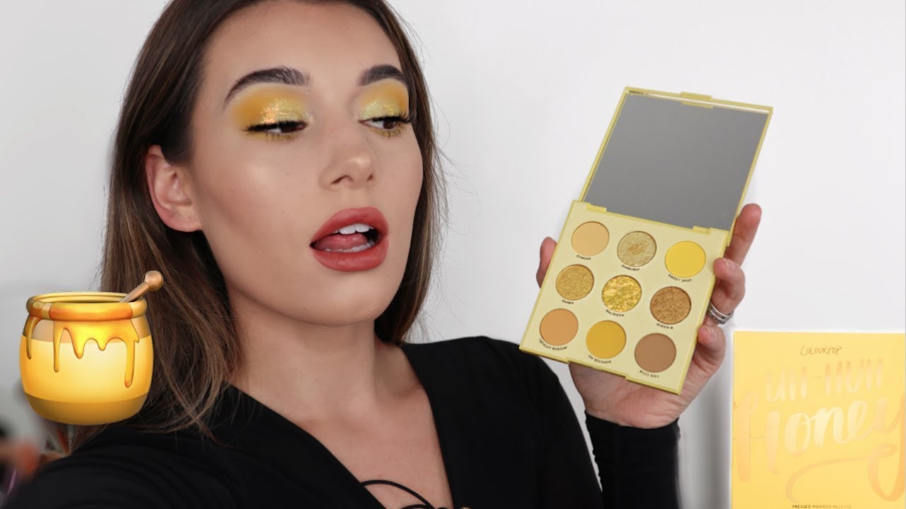 COLOURPOP "UH HUH HONEY" EYESHADOW PALETTE | MAKEUP TUTORIAL