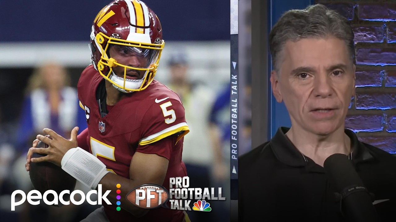 WATCH: Jayden Daniels’ elbow injury derails season and potentially future | Pro Football Talk | NFL on NBC