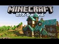 This Is My Starter House ▫ Minecraft RTX Survival S2 [Part 3]