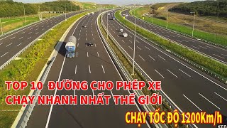 10 CON ĐƯỜNG CHO PHÉP XE CHẠY TỐC ĐỘ NHAN NHẤT THẾ GIỚI  | #Autobahn