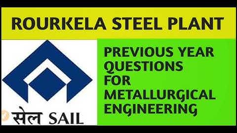 ROURKELA STEEL PLANT PREVIOUS YEAR PAPER