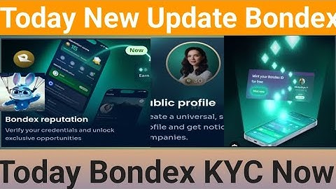 Today Bondex New Update|Bondex KYC Today Now @SultanCryptowala #tech