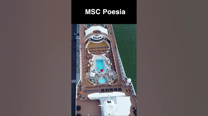 MSC Poesia from above #dronephotography