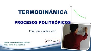 Procesos POLITRÓPICOS  (con ejercicio resuelto) - Clase 9.1 Curso Termodinámica