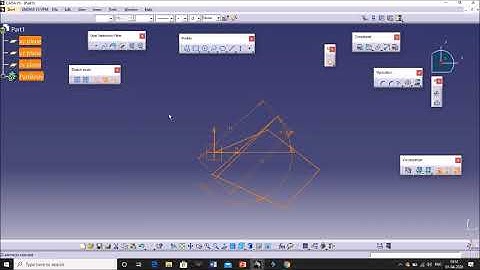 CATIA sketcher profile tool bar part 1
