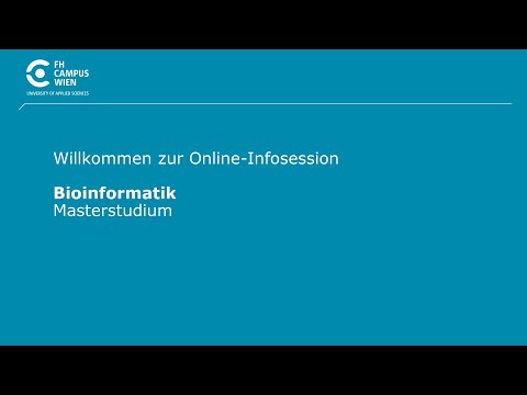 Infosession Masterstudium Bioinformatik | FH Campus Wien