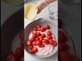 Immersive Stir-fry of Mint Rose Scented Strawberry Pastry#SnowflakeCrispy ...