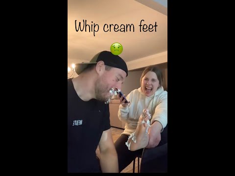 Whip Cream Foot Couples Challenge!