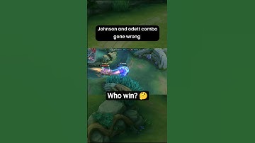 Johnson and Odette 😄#johnson #Odette #mlbb #shorts #mlbbshorts