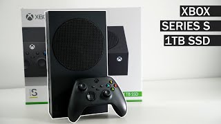 Unboxing Xbox Series S with 1TB SSD in Carbon Black with Games Test