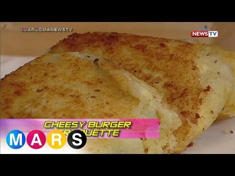 Mars: Cheesy Burger Croquette by Kevin Sagra​ | ​Mars Masarap​