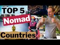 Top 5 Countries Digital Nomads are moving to (2021)