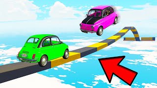 I Had To FIGHT CHOP & BOB in 99.99% IMPOSSIBLE MINI CAR PARKOUR RACE of GTA 5