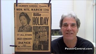 Billie Holiday 1950S Handbills Small Posters From Both Coasts