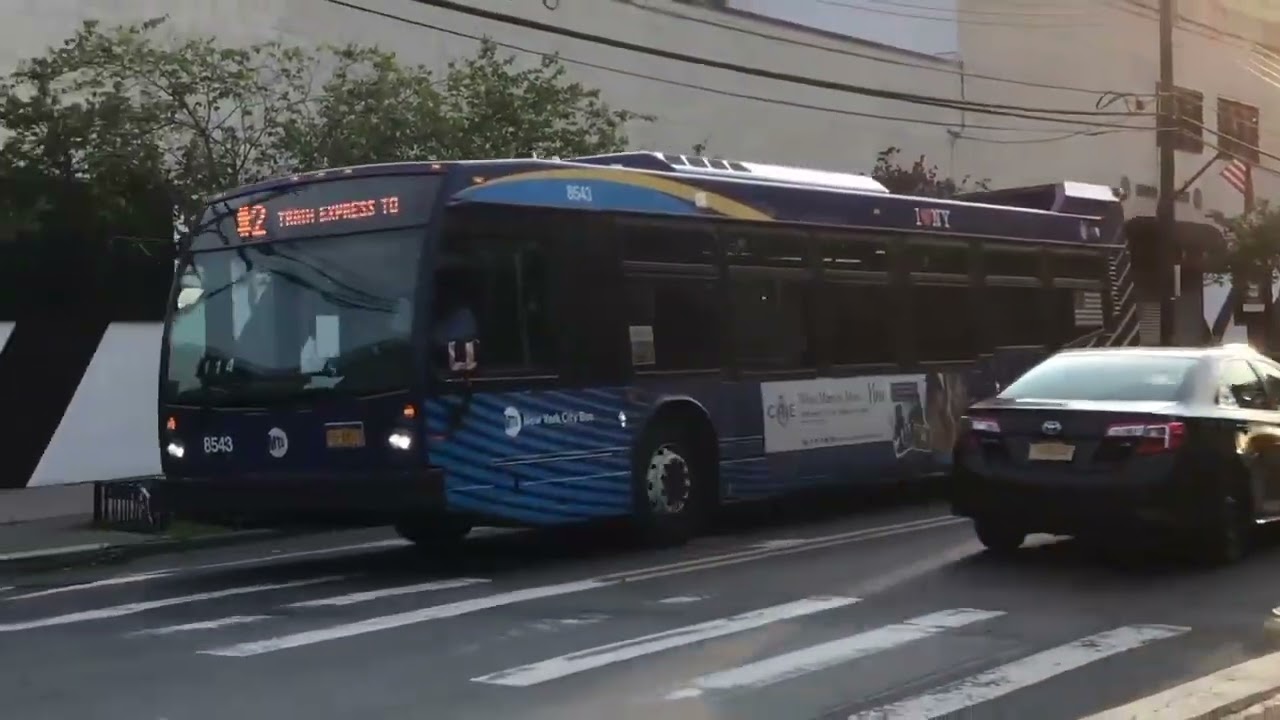 East 180th Street Train and Bus terminal action 