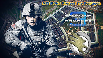 Mission:Protect The Pentagon From NOD units | Command And Conquer 3 Remastered Missions 2023