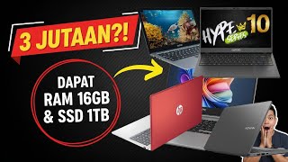 5 LAPTOP 3 JUTAAN TERBAIK 2026! Ada yang RAM 16GB & SSD 1TB! screenshot 4
