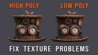 Turn Any AI 3D Model Into Low Poly WITHOUT Texture Problems