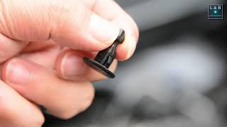 Acura Engine Cover Clip Replacement (Quick Clip #40) 2005 Acura Tl Engine Cover