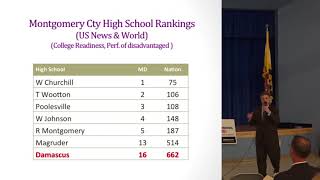 Ed Amatetti, (Part II) High Schools & Achievement Gap - Education Forum Clarksburg-Germantown
