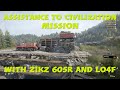 SnowRunner Assistance To Civilization Mission With Zikz 605r And Lo4f