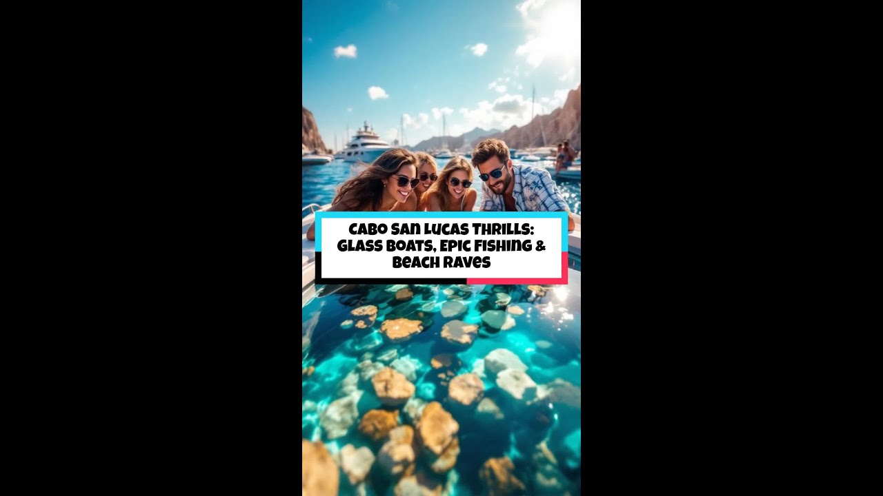 Cabo Raves Cabo San Lucas Thrills: Glass Boats, Epic Fishing & Beach Raves - YouTube