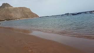 Пляж Териситас.Север острова Тенерифе.Песок из пустыни.