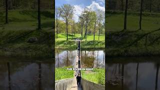 How they built a path inside the river #shorts