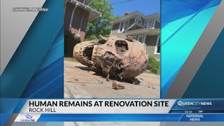 Possible human skull found at Rock Hill renovation site