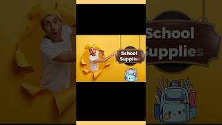 School supplies vocabulary | Classroom supplies | School items list | Bocabulary |  English Notes