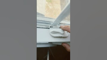 How to latch a window lock CORRECTly = save energy and be safe!