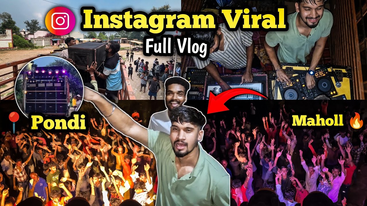 Tagda Maholl 🔥 | 📍 PONDI | Ganesh Visarjan | Dj Rupesh Vlogs #dj #vlog #djrupesh 