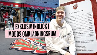 Modo-stjärnan ger exklusiv rundtur av omklädningsrummet