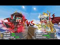 Zeus vs fenrir wolf set which one is better skyblock blockman go