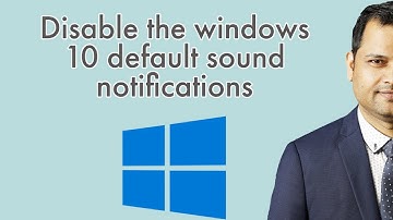 disable the windows 10 default sound notifications  | turn off windows 10 sounds and beeps