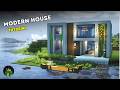 How to build a modern house in Minecraft🏡