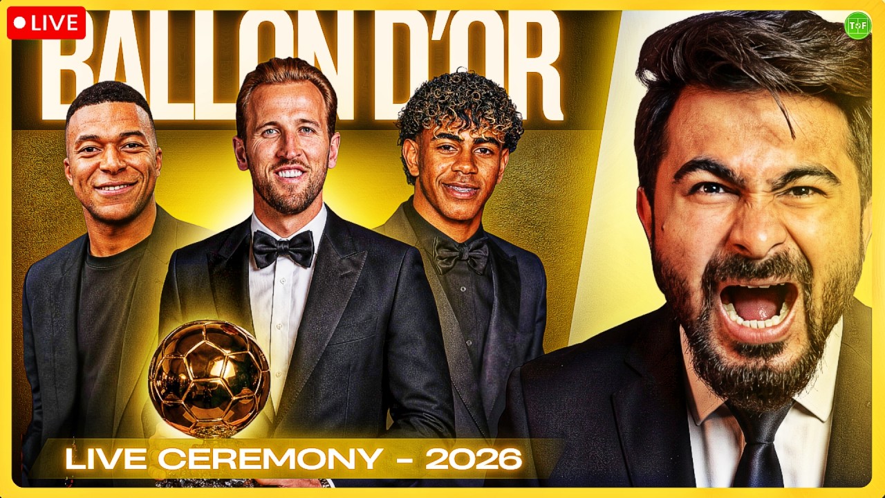 Ballon dOr 2026 LIVE Ceremony | Mbappe, Yamal, Harry Kane who will win tonight? | TFHD