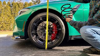 2023 BMW G80 M3 6MT RWD Lowering  EIBACH Euro Front Only Spring Kit