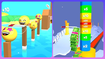 ASMR Gaming 🍀| Slice it All, Mobile Games Walkthrough, IOS and Android