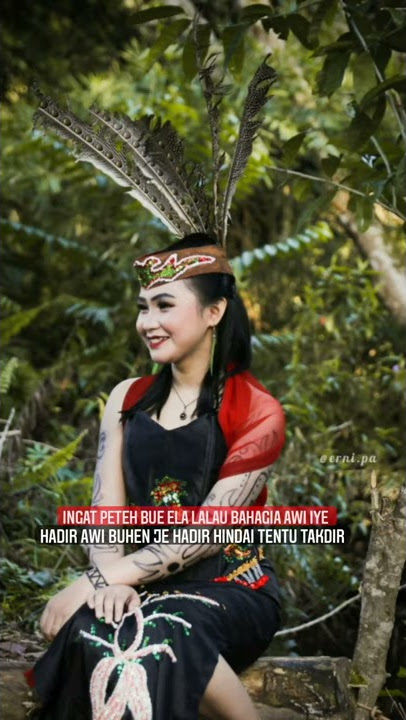 STORY WA || LAGU DAYAK || FOTO GADIS DAYAK KALIMANTAN