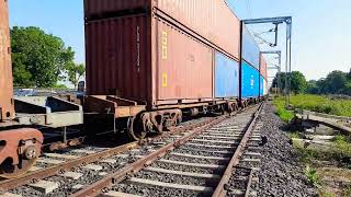 Beautiful Track Switching Of Double Stack Container At Detroj