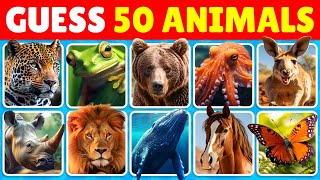 Guess The Animals in 3 Seconds | Easy, Medium, Hard, Impossible